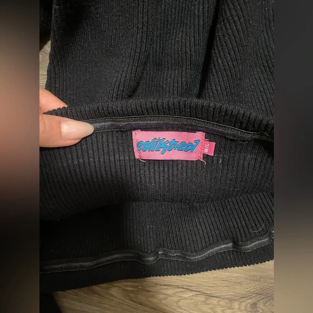 Edikted Emma Fold over knitted dress- Size M/L - Picture 9 of 10